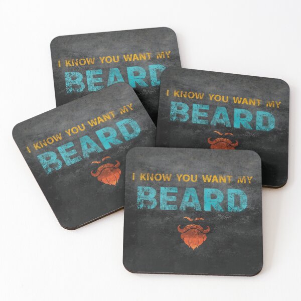 Item preview, Beard funny quote  designed and sold by KlaudiDesignArt.