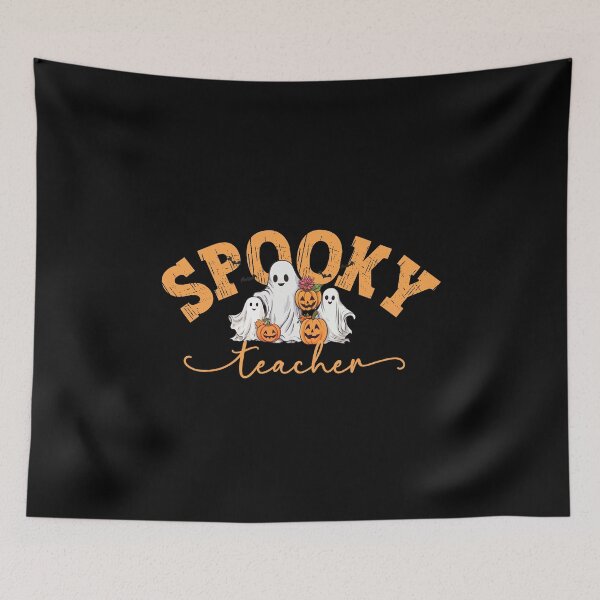 Item preview, Spooky Teacher | Teacher | Halloween | Cute Ghosts designed and sold by ShoniwDesigns.