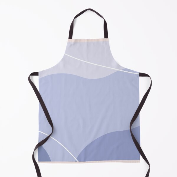Item preview, Aesthetic Soft Blue Squiggly Lines designed and sold by GoodJobLola.