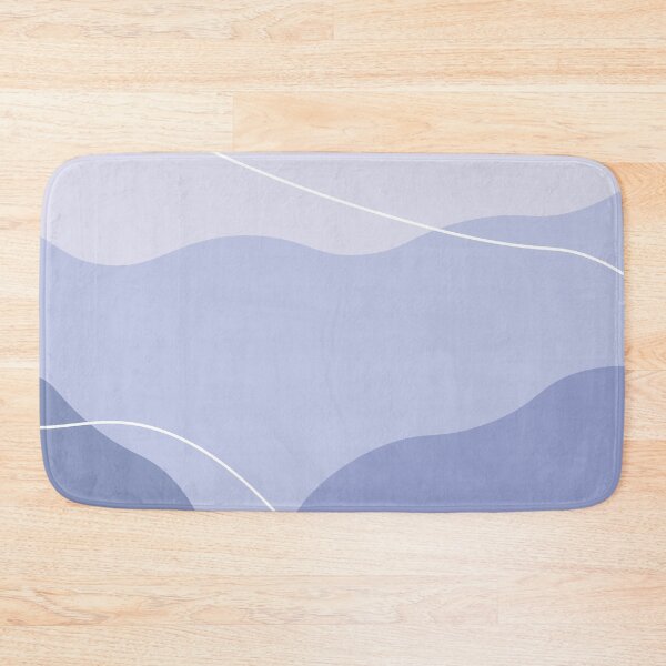 Item preview, Aesthetic Soft Blue Squiggly Lines designed and sold by GoodJobLola.