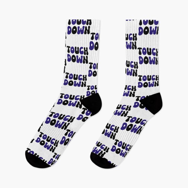 Item preview, Touch Down | Touchdown | Football | Purple and Black designed and sold by allamericanash.