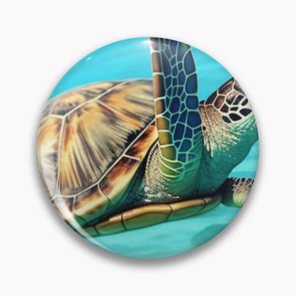 Item preview, Totally Radical the Sea Turtle designed and sold by trenchbalence.