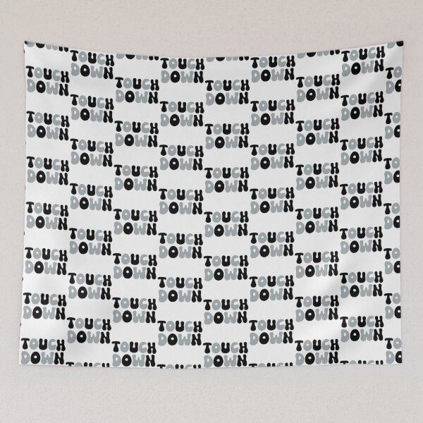 Item preview, Touch Down | Touchdown | Football | Silver and Black designed and sold by allamericanash.