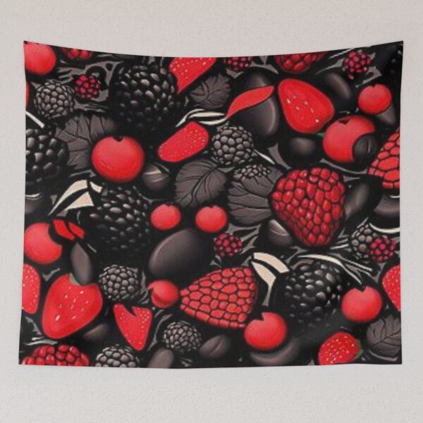 Item preview, black and red fruits designed and sold by nigejohn.