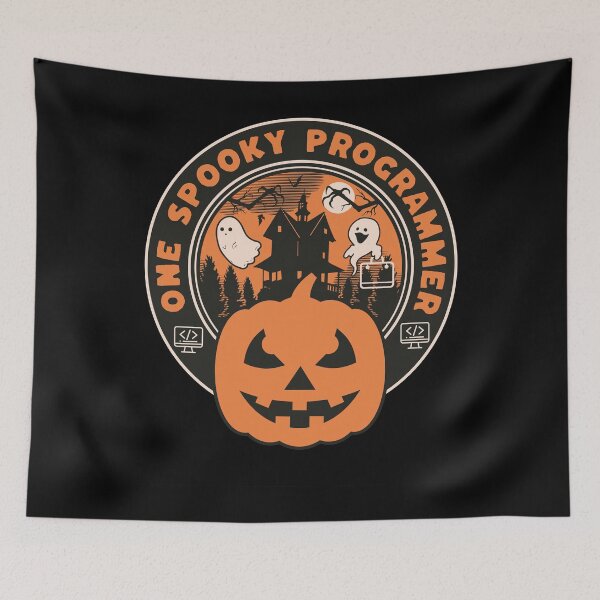 Item preview, One Spooky Programmer - Halloween gift designed and sold by Zandalus.