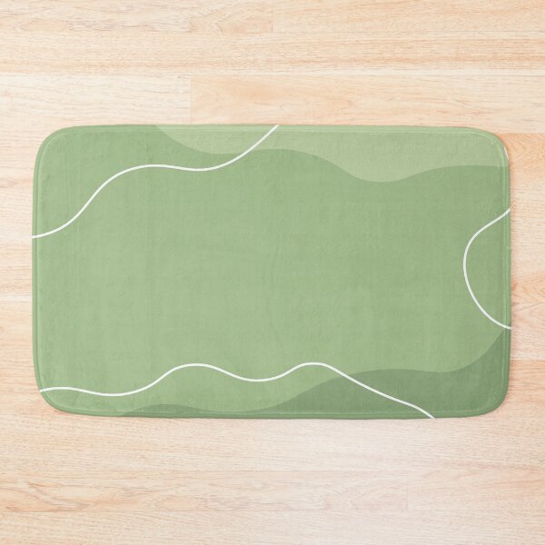 Item preview, Aesthetic Soft Green Squiggly Lines 1 designed and sold by GoodJobLola.