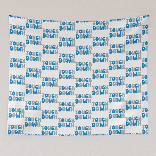 Item preview, Touch Down | Touchdown | Football | Light Blue and Silver designed and sold by allamericanash.