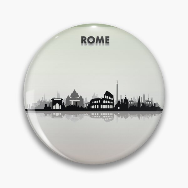 Item preview, Rome, Italy Skyline w/Reflected Silhouette designed and sold by we-rove.