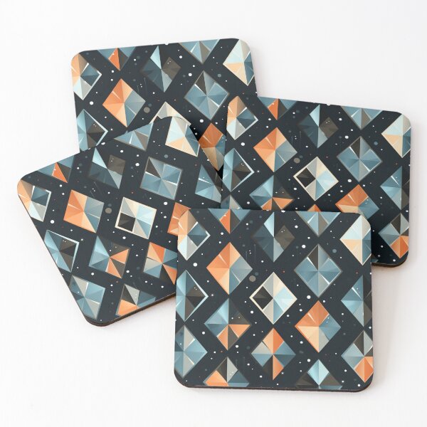 Item preview, Abstraction diamonds pattern designed and sold by SmileshareShop.