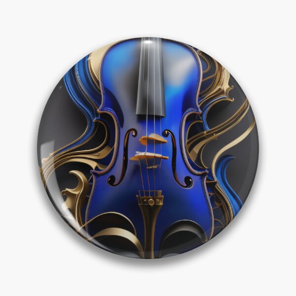Item preview, Blue violin  designed and sold by MonsteroseArt.