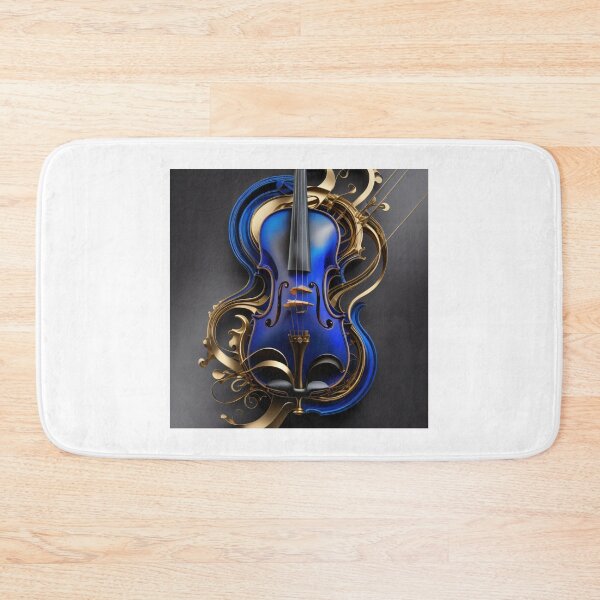 Item preview, Blue violin  designed and sold by MonsteroseArt.