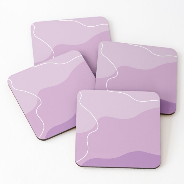 Item preview, Aesthetic Soft Purple Squiggly Lines designed and sold by GoodJobLola.