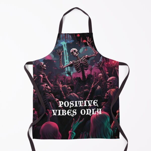 Item preview, Positive Vibes Only - Skeleton Rave designed and sold by Pete Ross.