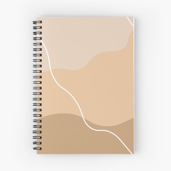 Item preview, Aesthetic Soft Brown Squiggly Lines designed and sold by GoodJobLola.