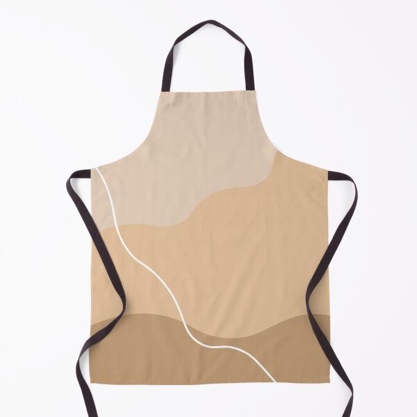 Item preview, Aesthetic Soft Brown Squiggly Lines designed and sold by GoodJobLola.