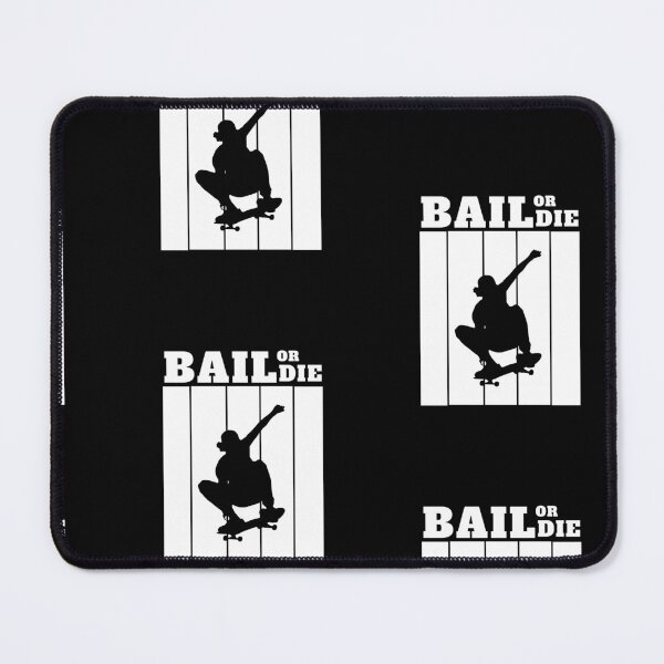 Item preview, Bail or Die Cool Street Skateboarder designed and sold by mkzmerch.