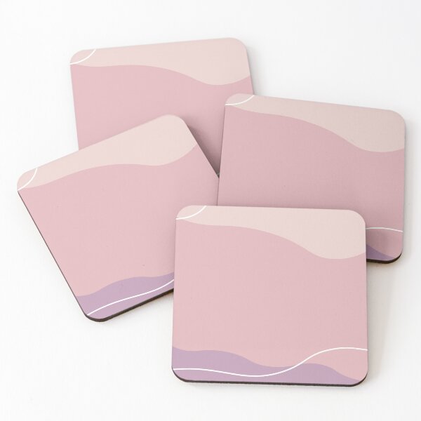 Item preview, Aesthetic Soft Magenta Squiggly Lines designed and sold by GoodJobLola.