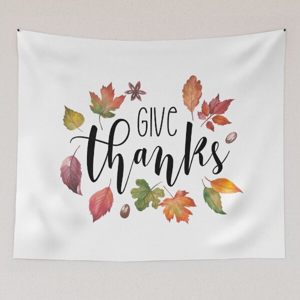 Item preview, Give Thanks Autumn Leaves designed and sold by amazingjoy.