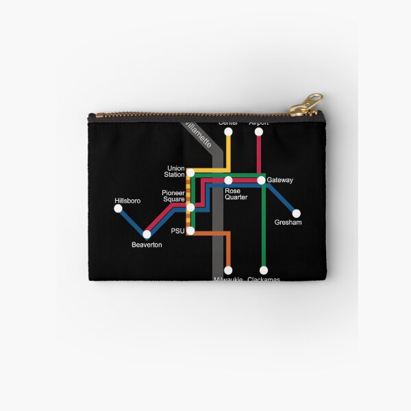 Item preview, Portland MAX light rail map by quadmet designed and sold by chath-tsu.