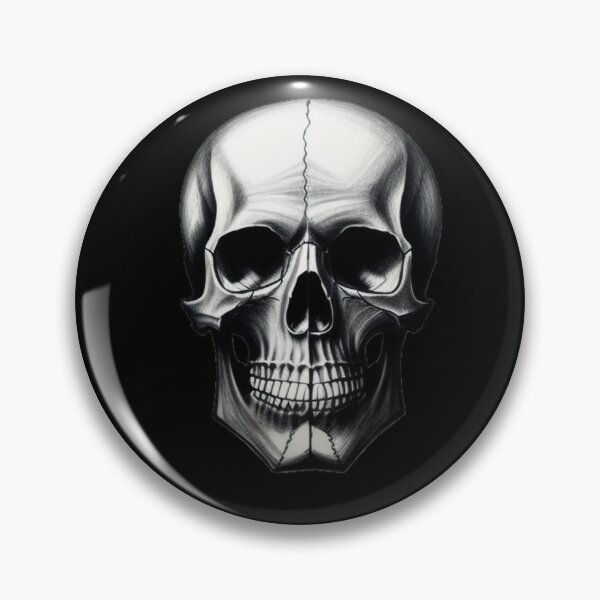 Item preview, Artistic shaded human skull designed and sold by FlowerandDesing.