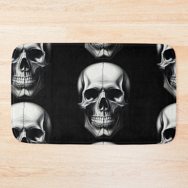 Item preview, Artistic shaded human skull designed and sold by FlowerandDesing.