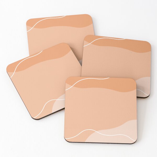 Item preview, Aesthetic Soft Orange Squiggly Lines designed and sold by GoodJobLola.
