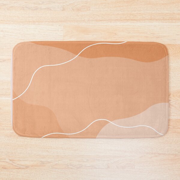 Item preview, Aesthetic Soft Orange Squiggly Lines designed and sold by GoodJobLola.