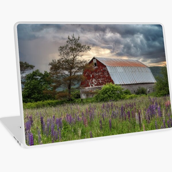 Item preview, The Old Barn Beyond the Lupins designed and sold by Amanda White.