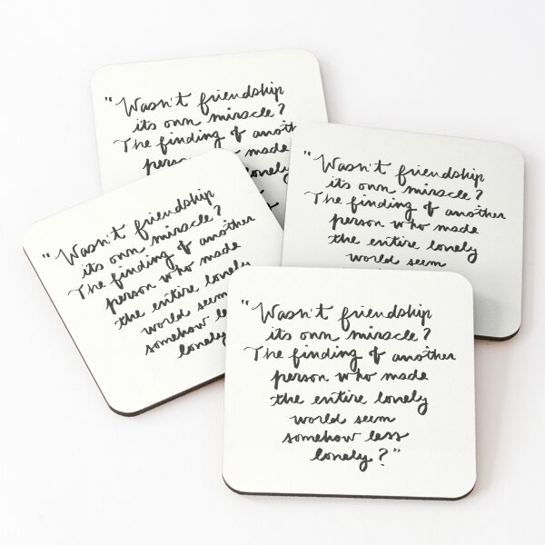 Item preview, A Little Life: Wasn't Friendship Its Own Miracle? quote designed and sold by booksraintea.