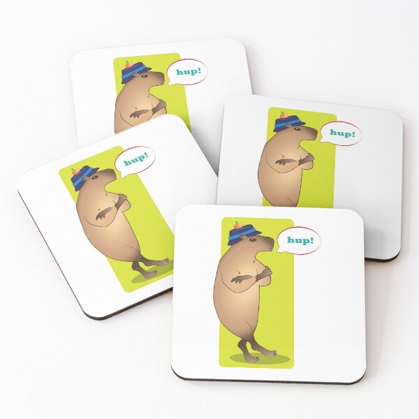 Item preview, My stylish capybara pulls up designed and sold by umasharda.