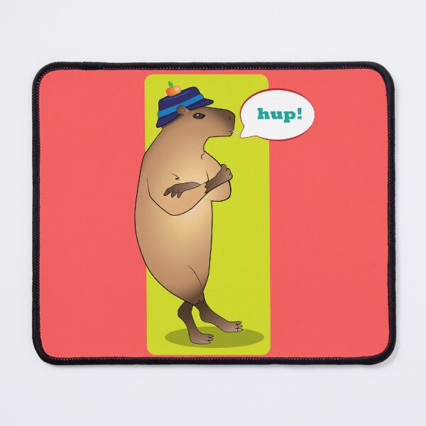 Item preview, My stylish capybara pulls up designed and sold by umasharda.