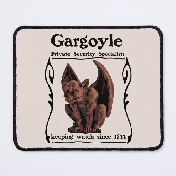 Item preview, Gargoyle Private Security Specialists designed and sold by Unhinged Heather.