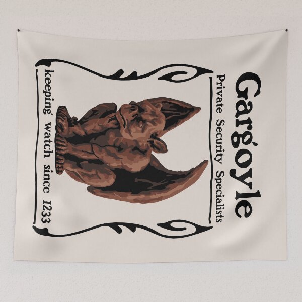 Item preview, Gargoyle Private Security Specialists designed and sold by Unhinged Heather.