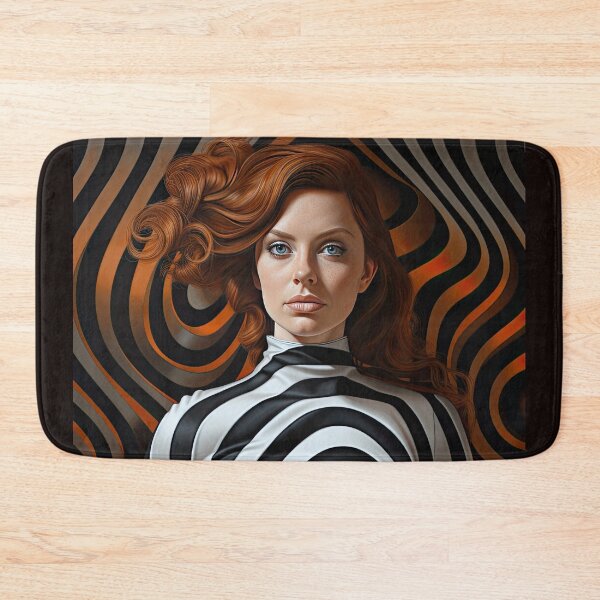 Item preview, Woman with Red Hair and Swirl Dress designed and sold by Shannon Hilson.