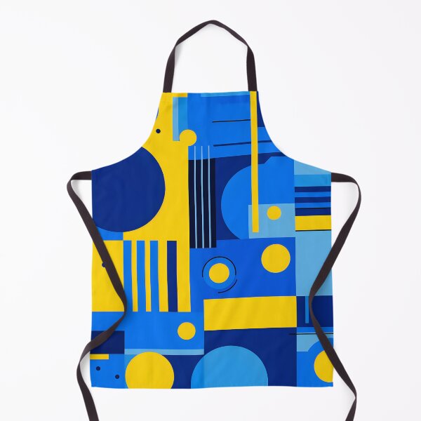 Item preview, Blue and yellow geometric shapes designed and sold by myersdiffusion.