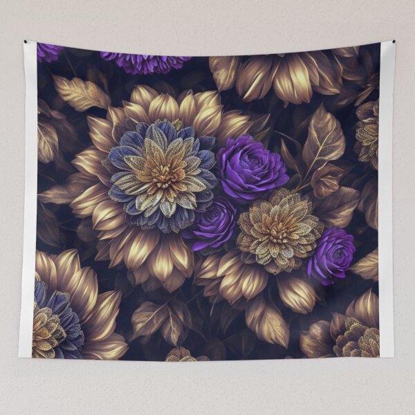 Item preview, Colourful flower pattern designed and sold by AlfredSSikula.