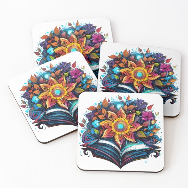 Item preview, Mandalic Blossoms: Aesthetic Books Interwoven with Floral Harmony designed and sold by MDartists.