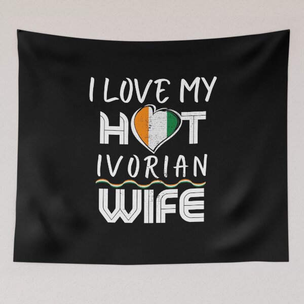 Item preview, I Love My Hot Ivorian Wife Ivory Coast Husband designed and sold by Furahisha.