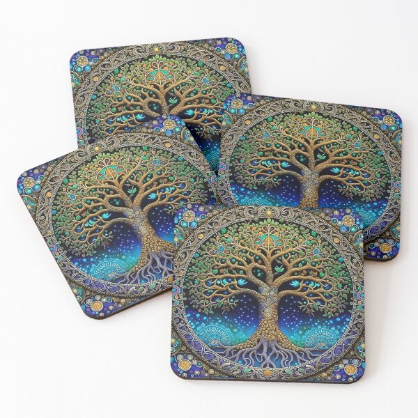 Item preview, [AI Art] Magical Tree of Life, Optical Art Style designed and sold by Sissle.