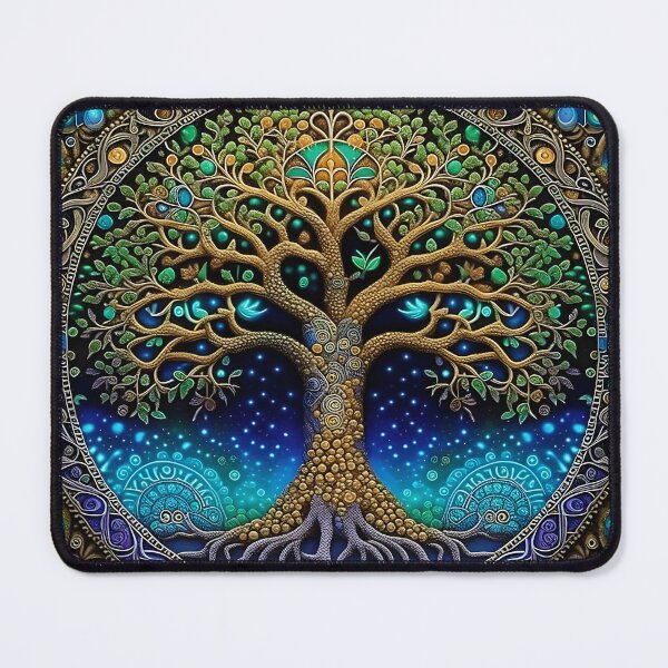 Item preview, [AI Art] Magical Tree of Life, Optical Art Style designed and sold by Sissle.