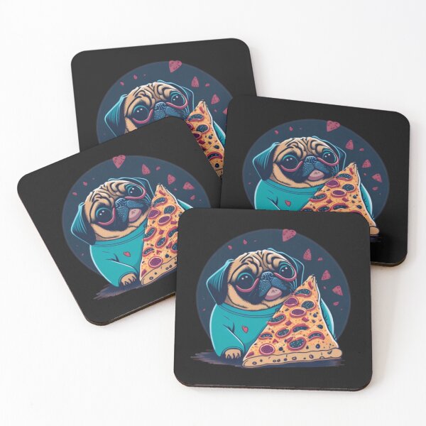 Item preview, Pug pizza lover designed and sold by Pug-Obsession.