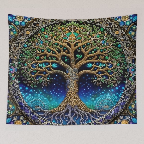 Item preview, [AI Art] Magical Tree of Life, Optical Art Style designed and sold by Sissle.