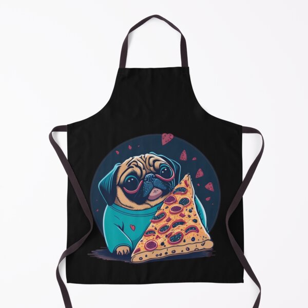 Item preview, Pug pizza lover designed and sold by Pug-Obsession.