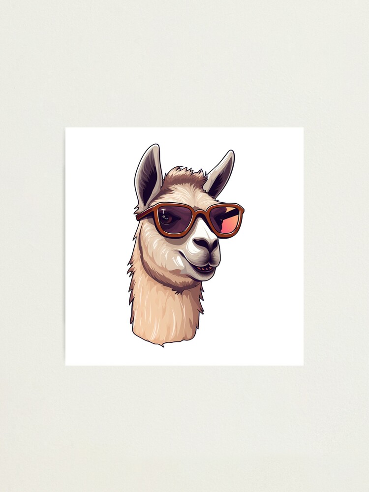 Llama con gafas online de sol