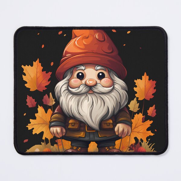 Item preview, Cute Fall Gnome Autumn Leaves Orange Beanie designed and sold by NearlyNow.
