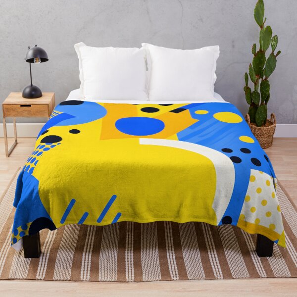 Item preview, Blue and yellow geometric shapes 2 designed and sold by myersdiffusion.