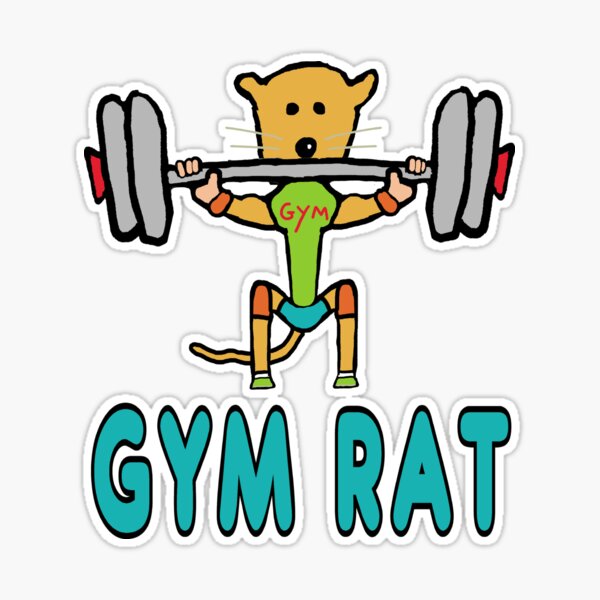 Gym Rat Digital Download Funny Weightlifting Fitness 