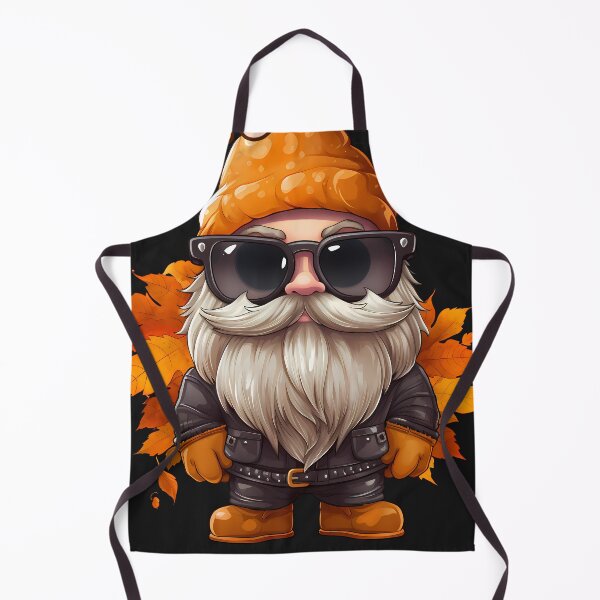 Item preview, Cool Fall Gnome Wearing Sunglasses Orange Beanie Groovy Text Happy Fall Yall designed and sold by NearlyNow.