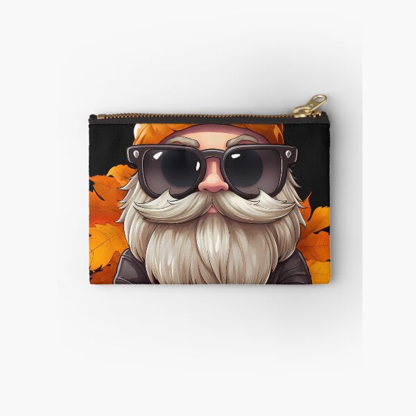 Item preview, Cool Fall Gnome Wearing Sunglasses Orange Beanie Groovy Text Happy Fall Yall designed and sold by NearlyNow.
