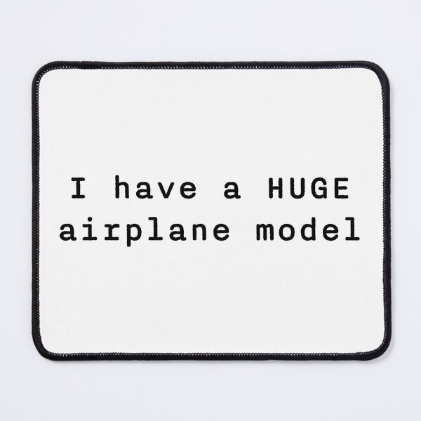 Item preview, I have a HUGE airplane model in black designed and sold by disgracedtees.